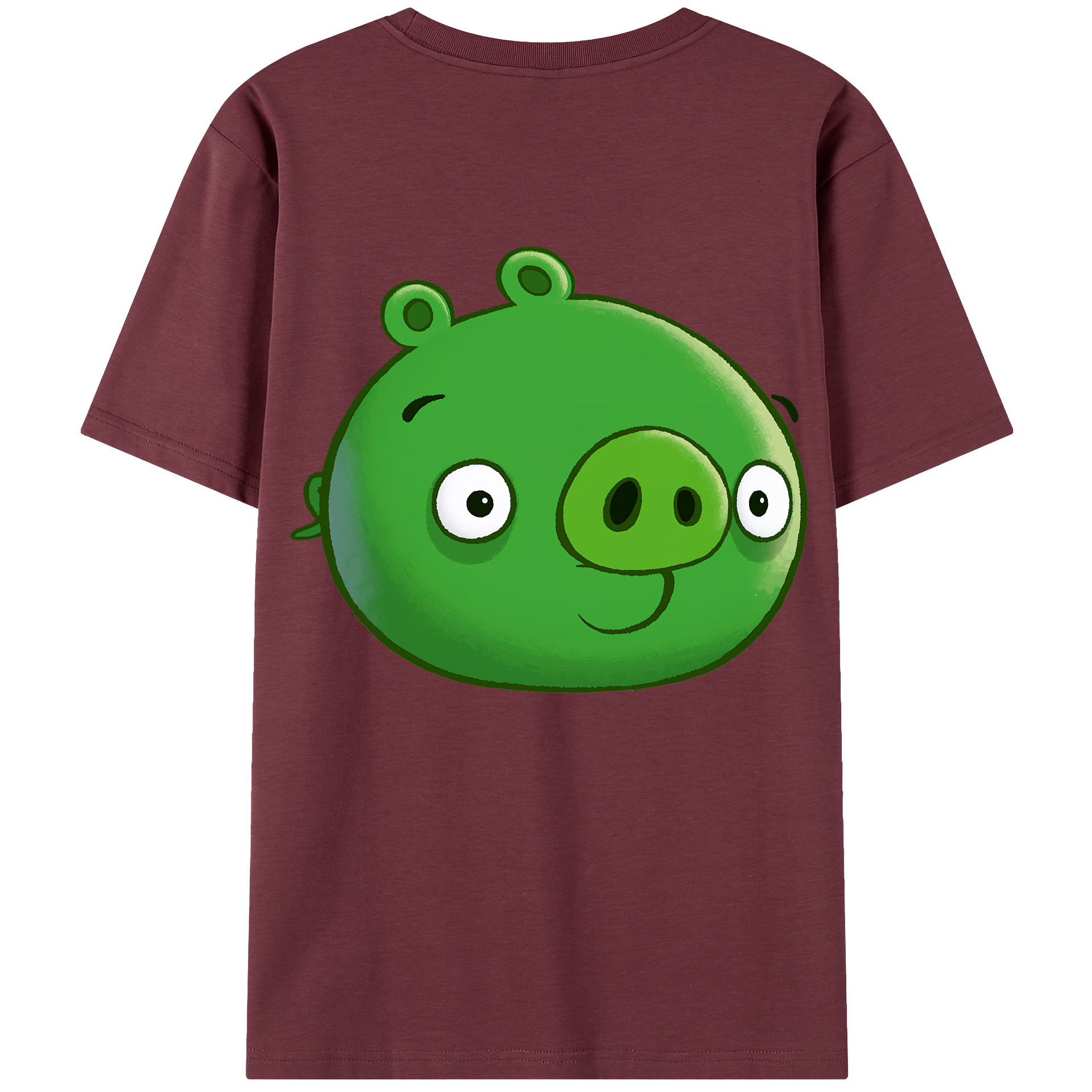 （画像用） Angry Birds アングリーバード 綿100％半袖Tシャツ（背面プリント）